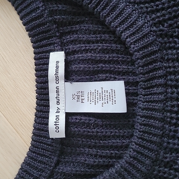 Cotton By Autumn Cashmere open-sides top, size XS - Picture 3 of 6